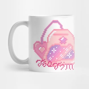 Galaxy Tea Bag Pixel Art Mug